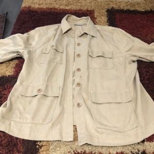 Kate hill beige jacket shirt 1x